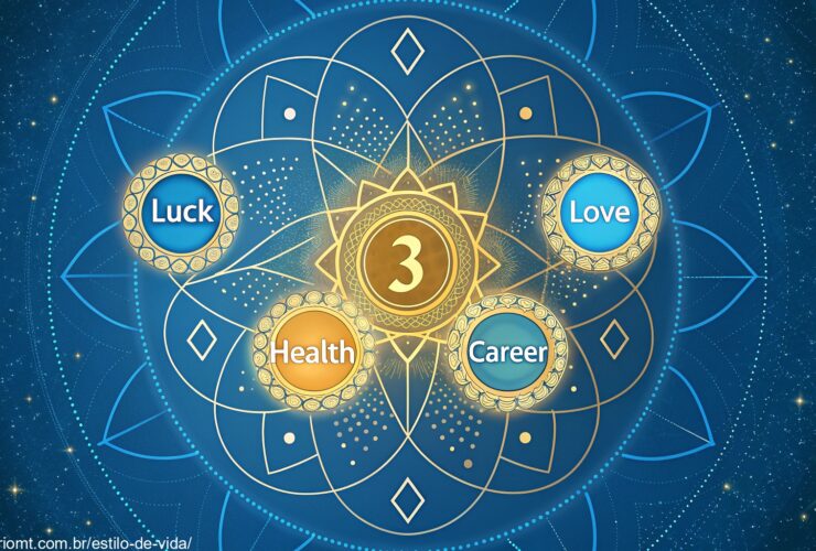 imagem representando numerologia com números em destaque e cores harmoniosas