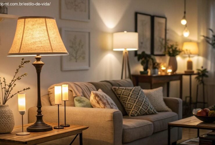 ideias de iluminação aconchegante para a casa