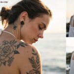 Imagem ilustrativa de áreas sensíveis do corpo para tatuagens.