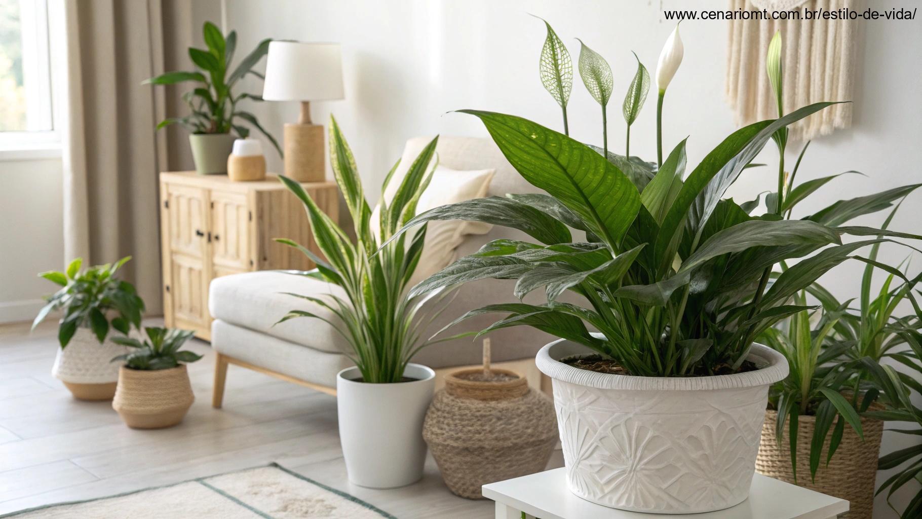 Plantas para reduzir o estresse em um ambiente calmo