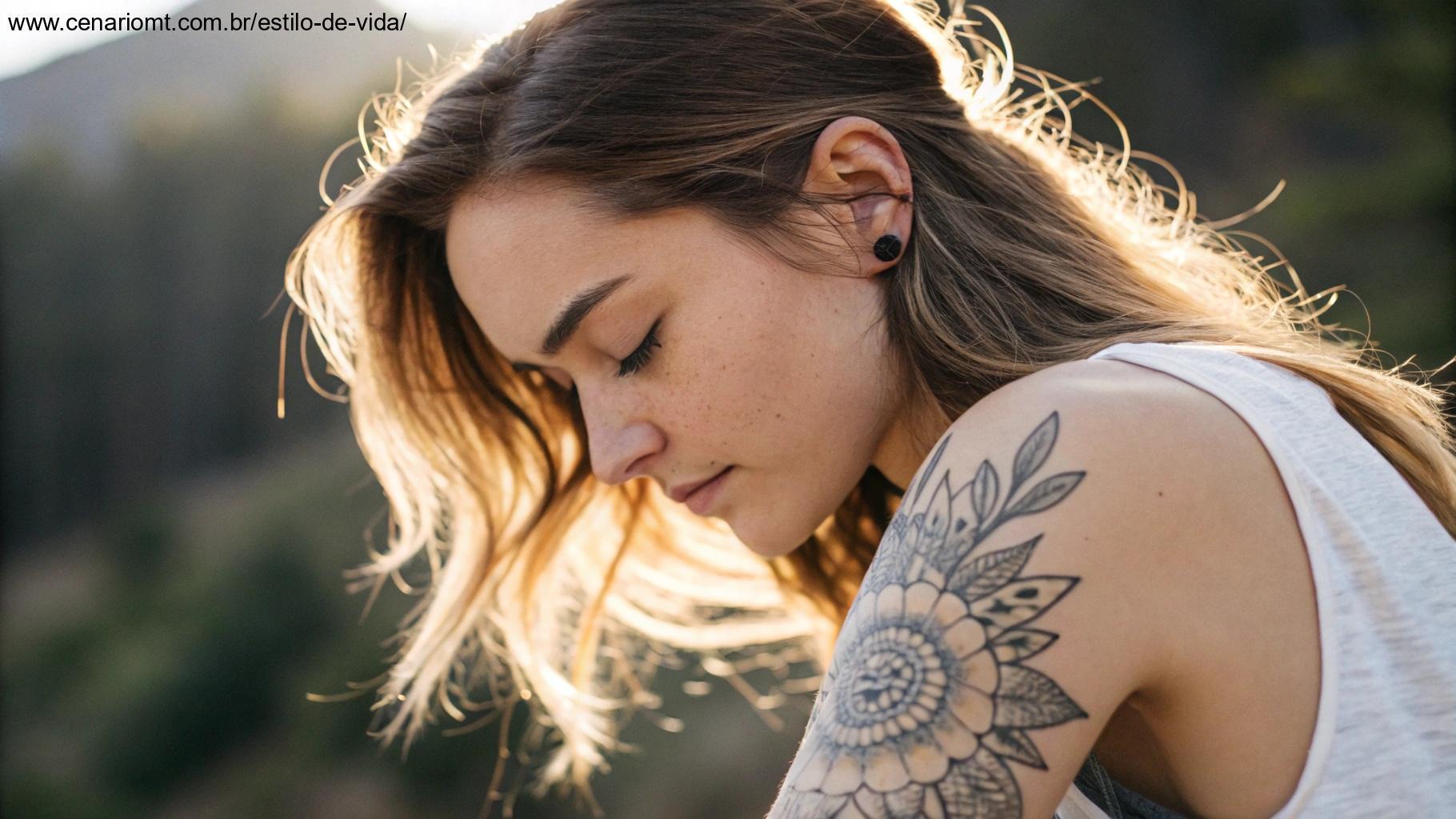Imagem da parte interna do braço com tatuagem.