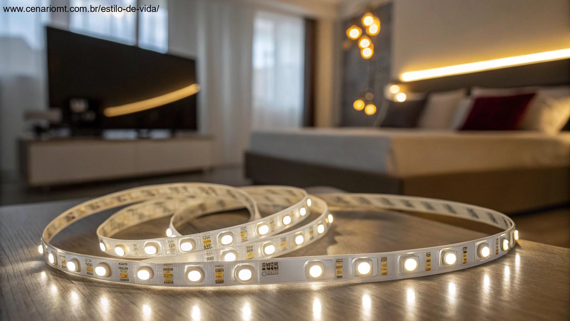 fitas de LED para toques modernos