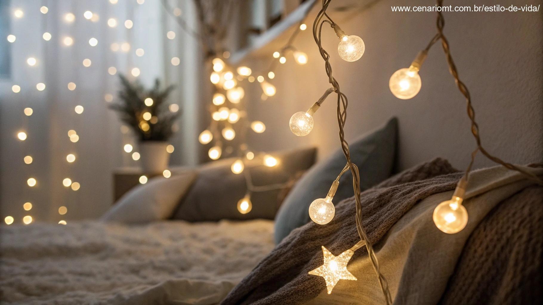 luzes de fada para ambientes mágicos