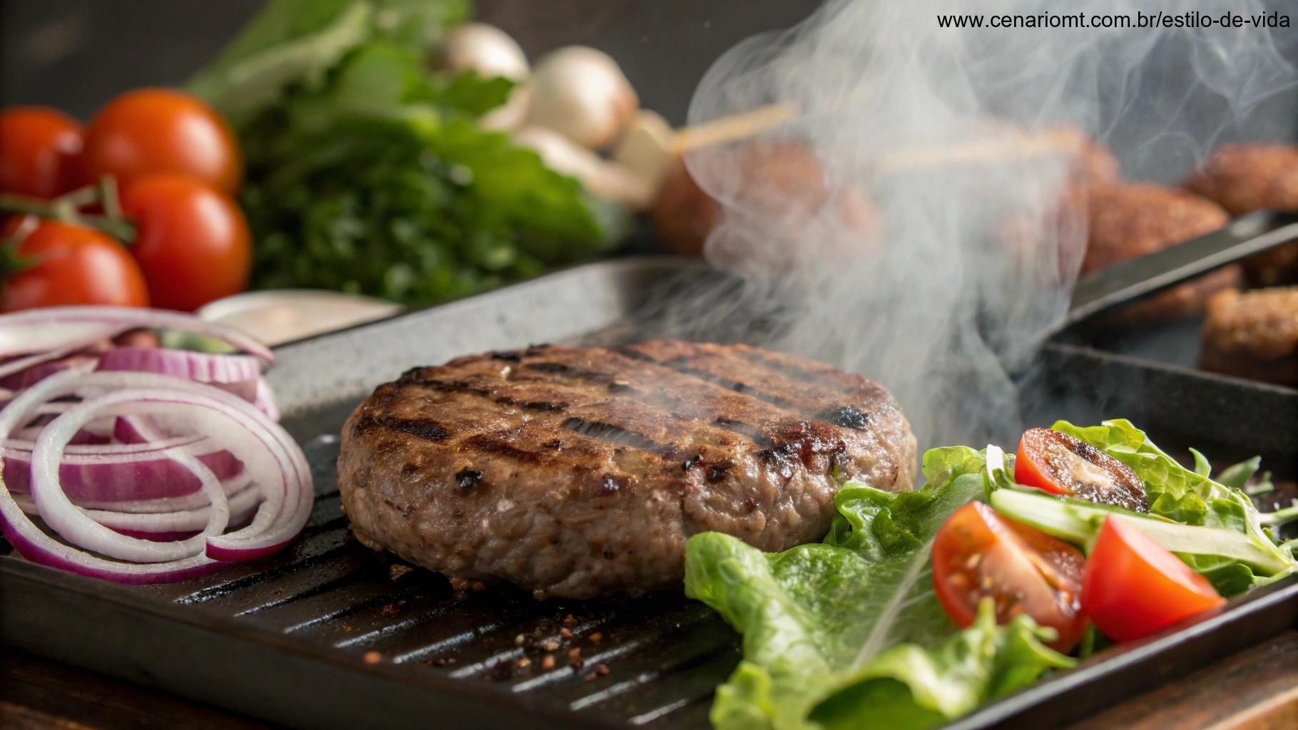 Como preparar a carne do hambúrguer