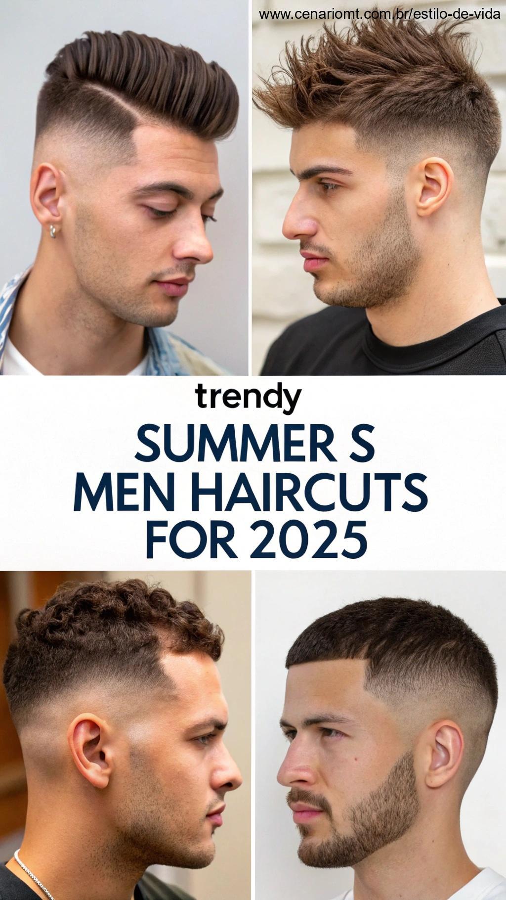 Cortes masculinos para o verão 2025
