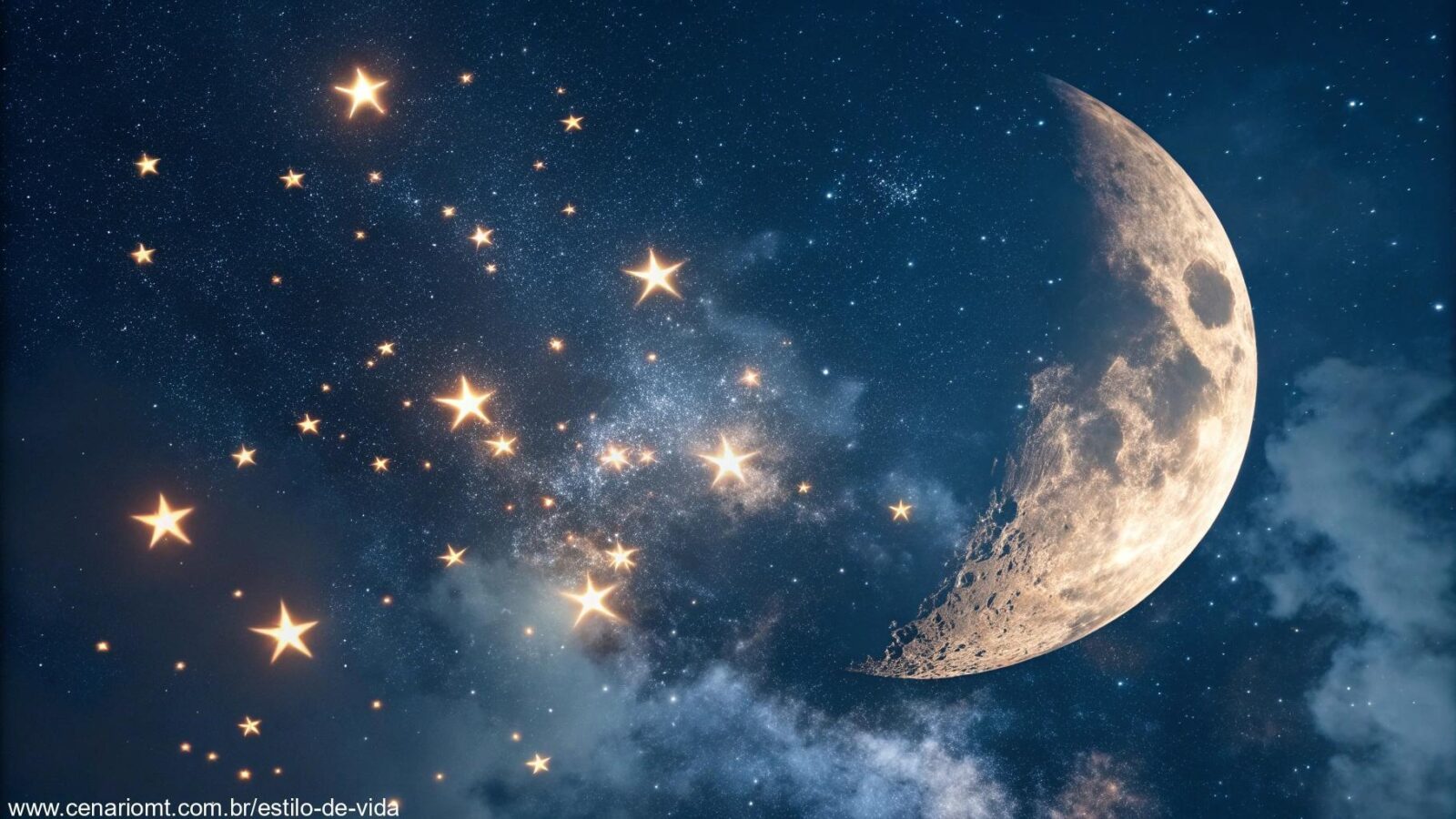 Fase da Lua em 1º de Março de 2025: Lua Crescente em Áries
