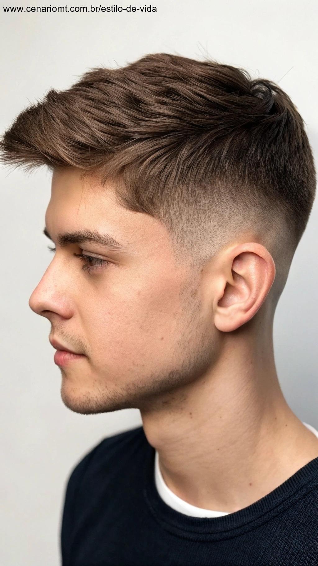 Corte curto prático para o dia a dia.