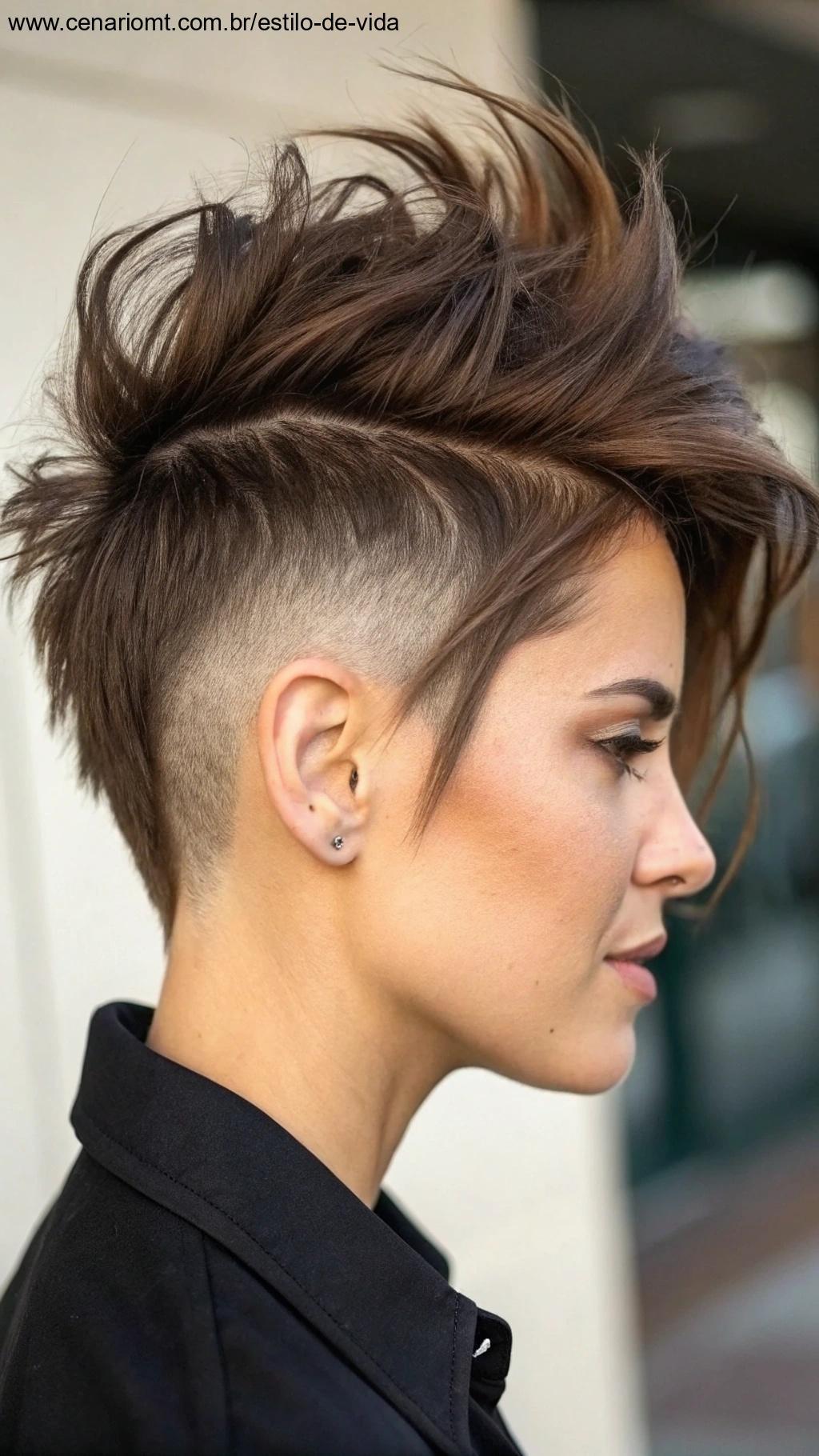 Corte assimétrico, inovador e cheio de estilo.