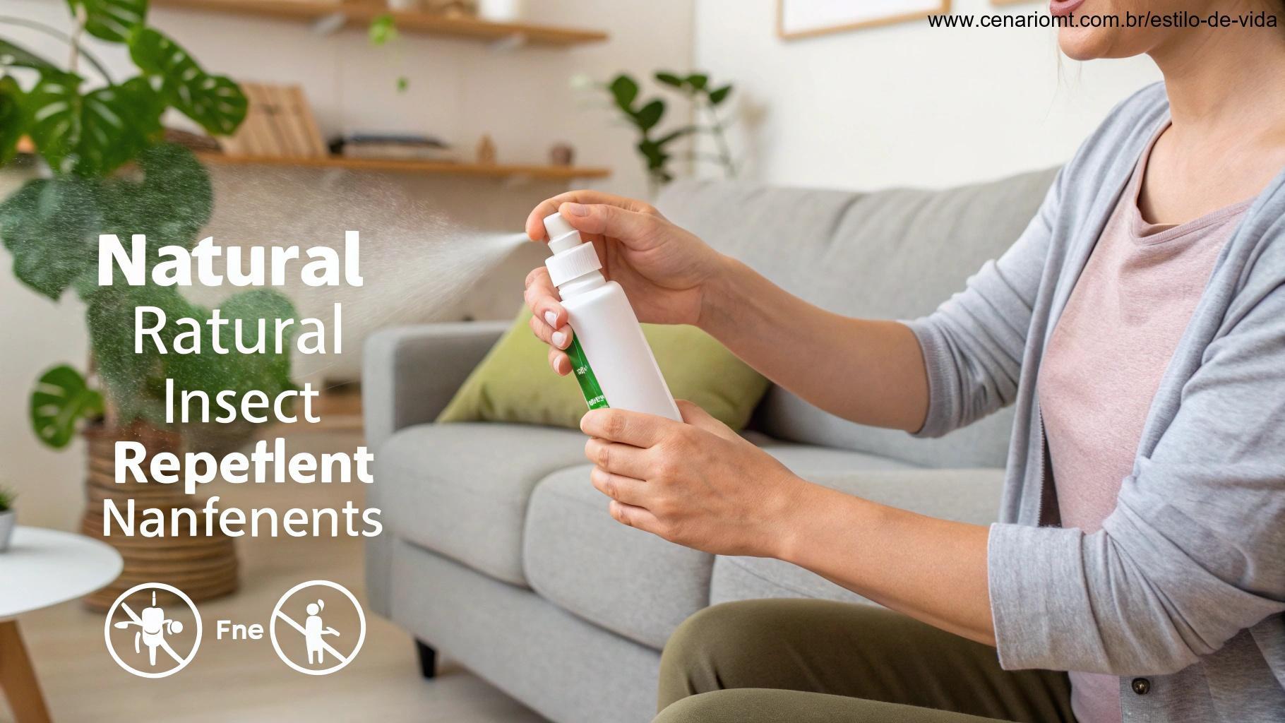 Uso de produtos específicos para prevenção de insetos dentro de casa.