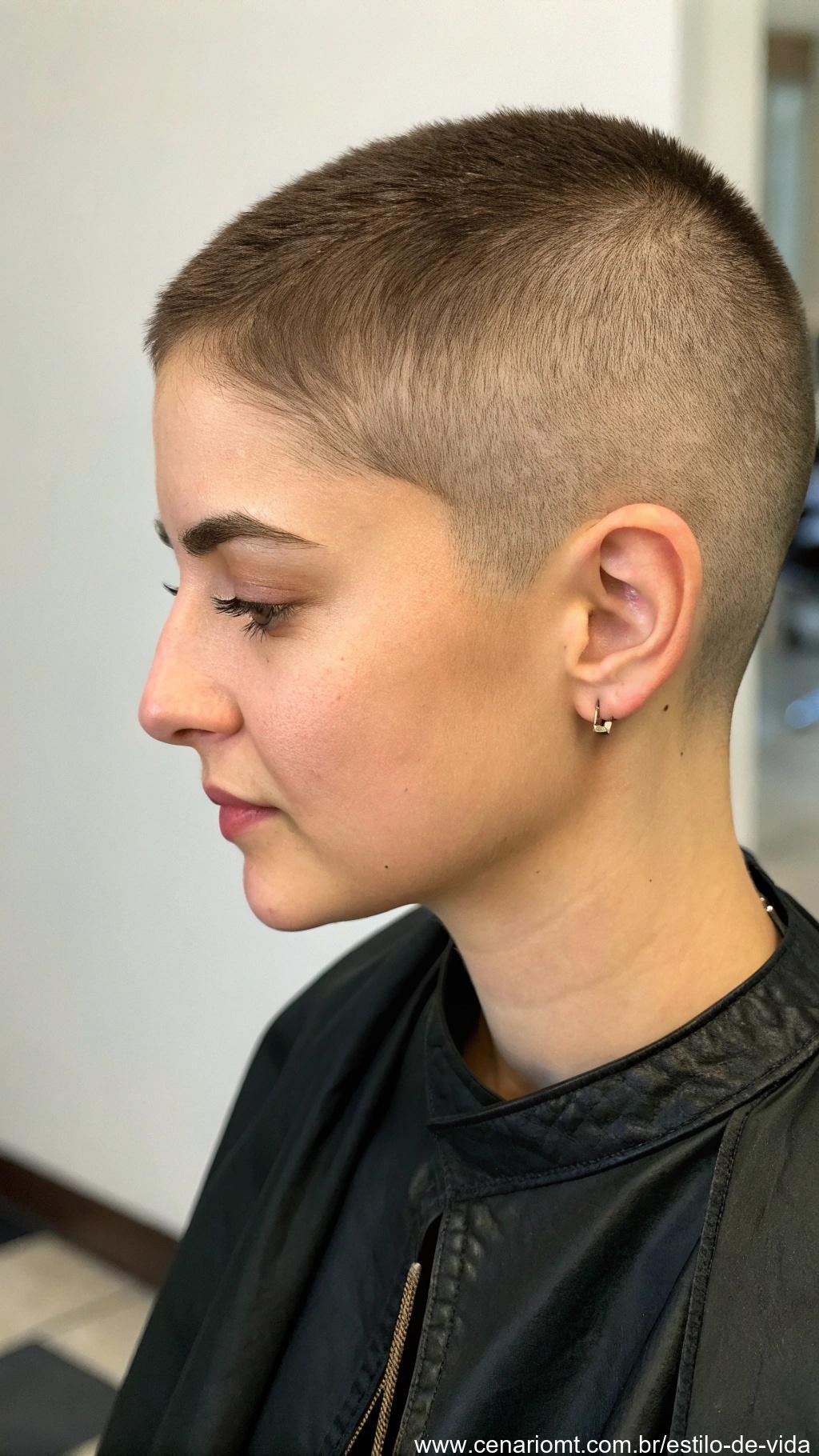 Transformação instantânea com corte curto.