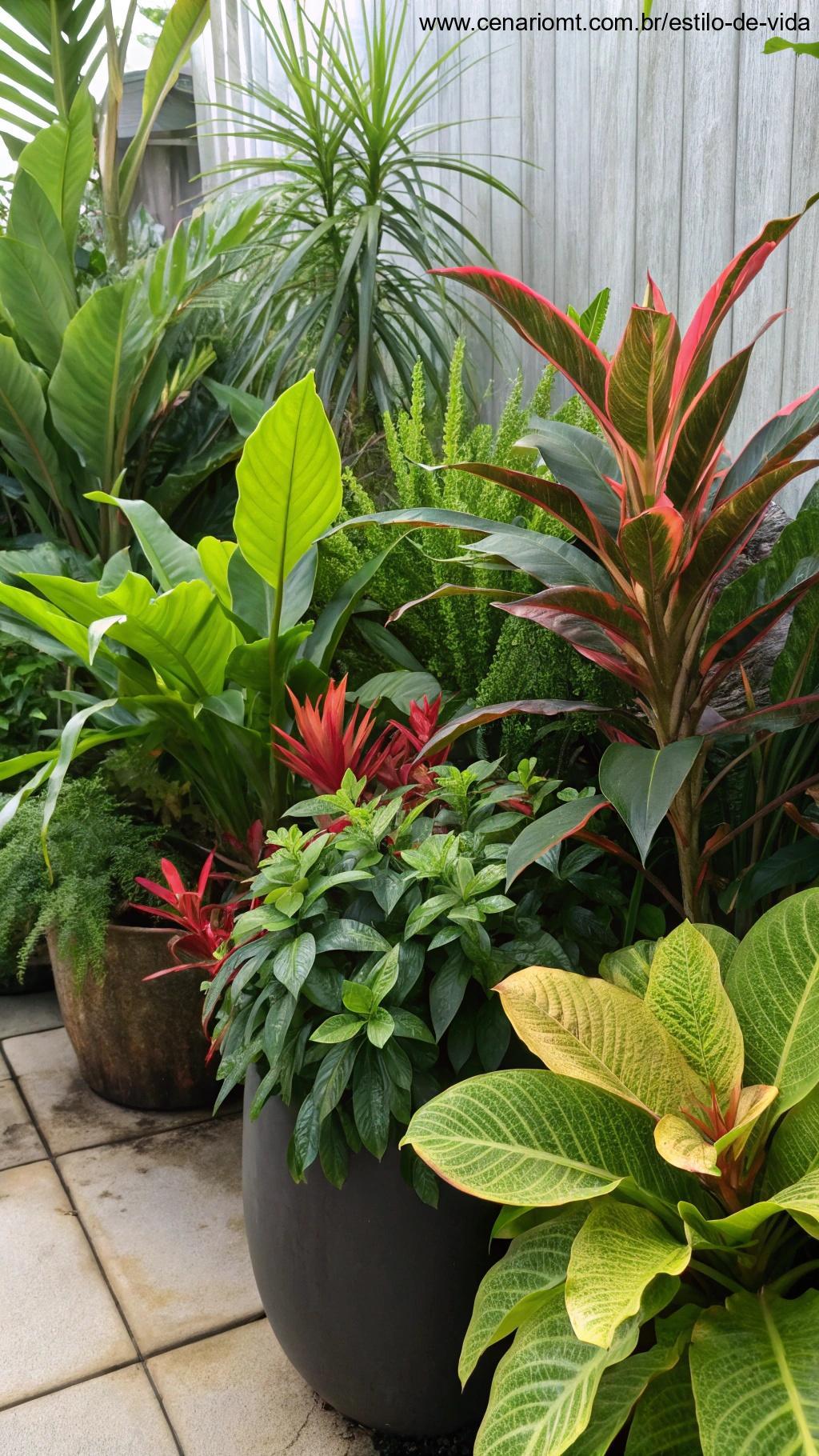 Plantas adaptadas a diferentes climas, mostrando crescimento saudável e resistência ao ambiente.