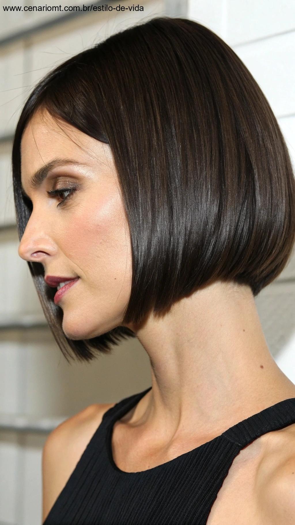 Corte bob curto de fácil manutenção
