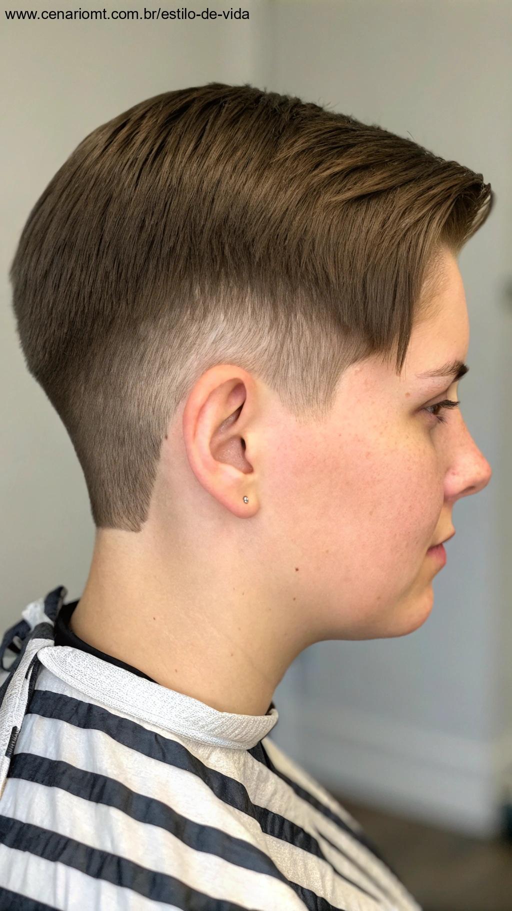 A facilidade de manutenção de um corte de cabelo curto, exigindo menos produto e tempo.