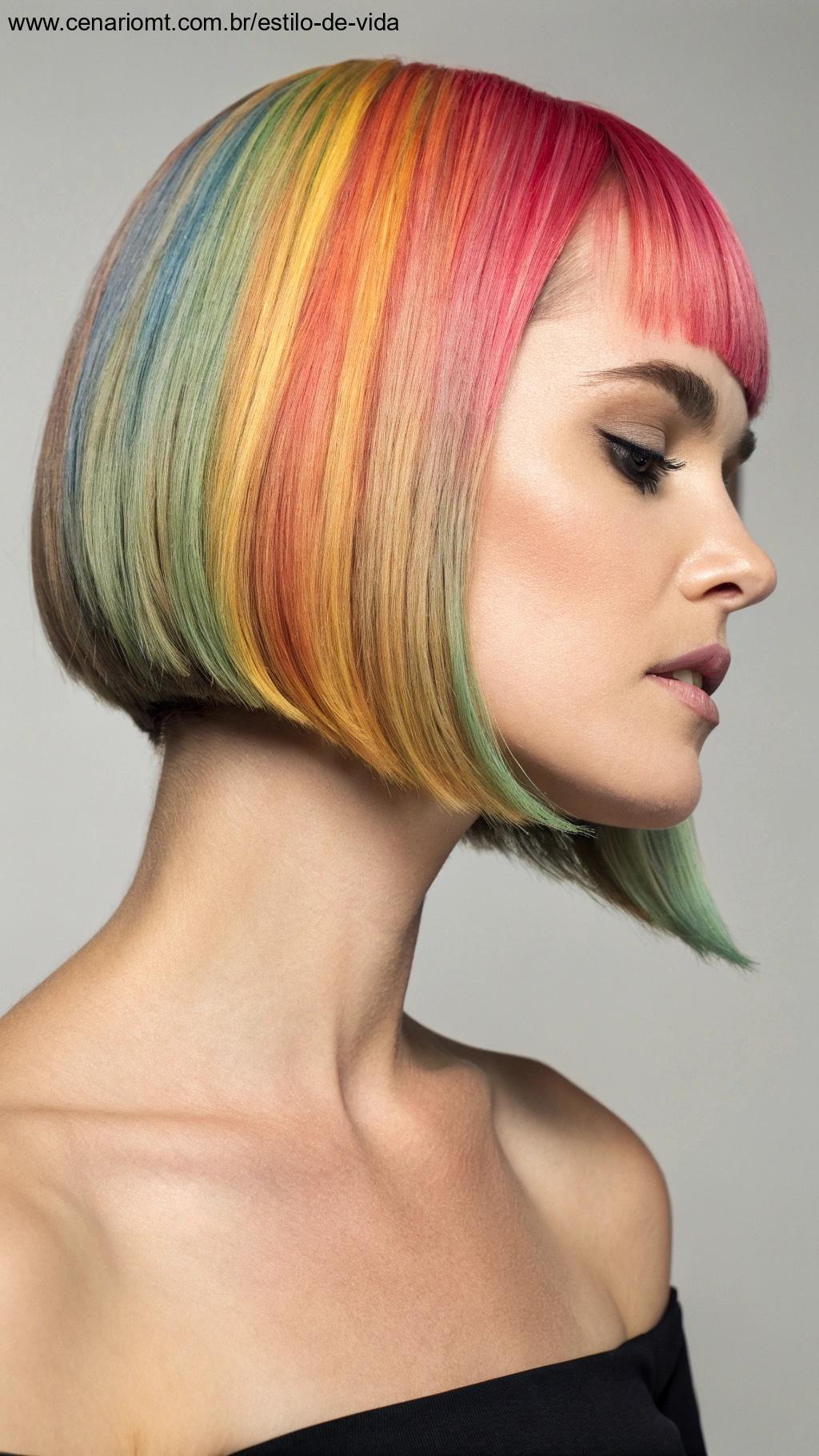 Corte bob curto que combina com qualquer cor de cabelo