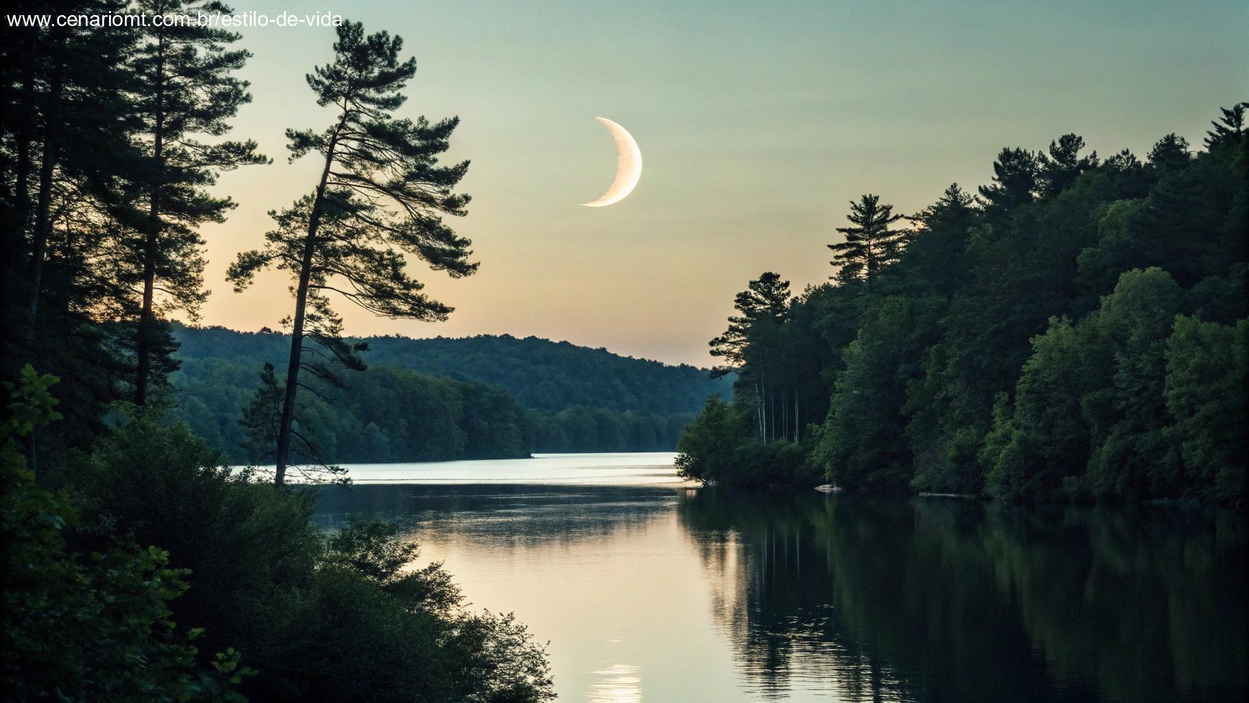 Influência da Lua Crescente na Natureza