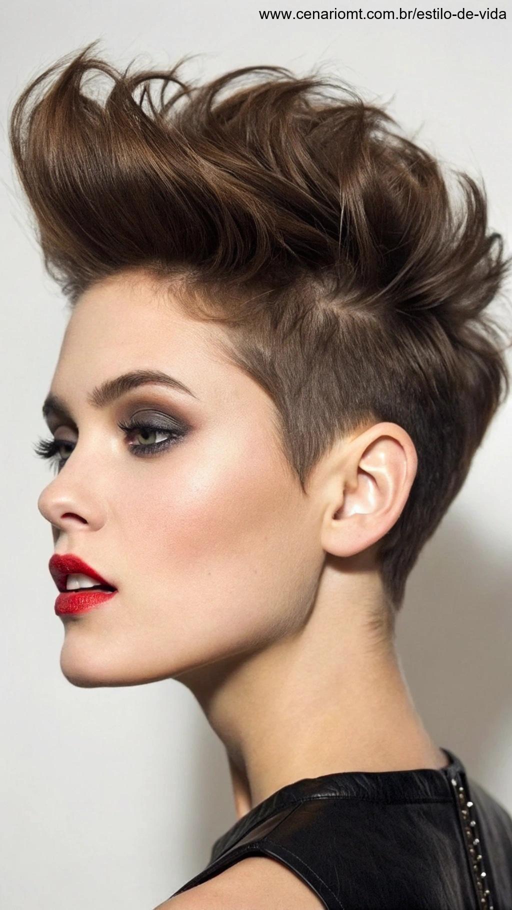 Pixie com topete