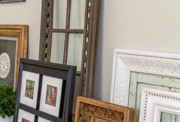 13 ideias com molduras velhas para criar decorações de impacto.