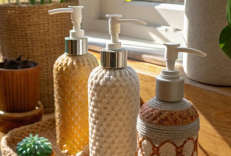 Decorações lindas feitas com frascos de shampoo reciclados
