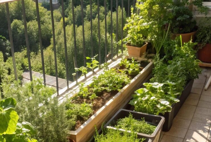 horta em apartamento com truques criativos para pequenos espaços