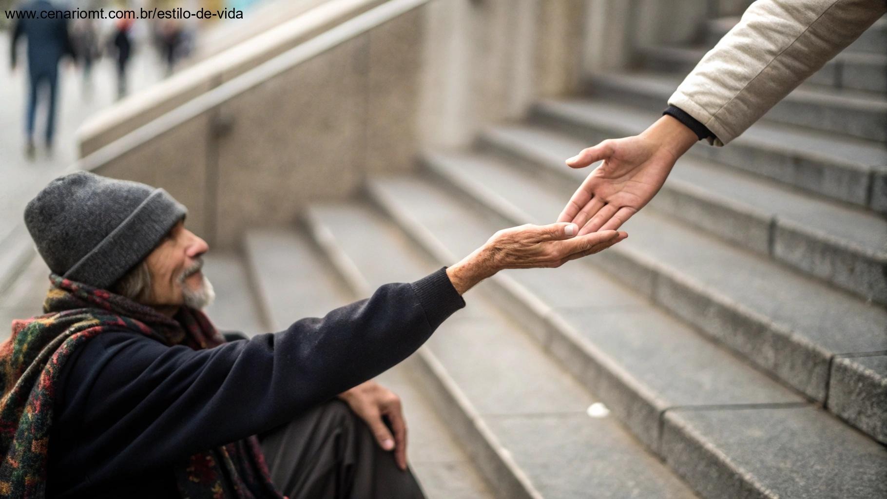 Grupo diversificado de pessoas de diferentes idades sentadas em círculo em um centro comunitário, em conversa pacífica com uma fruteira ao centro