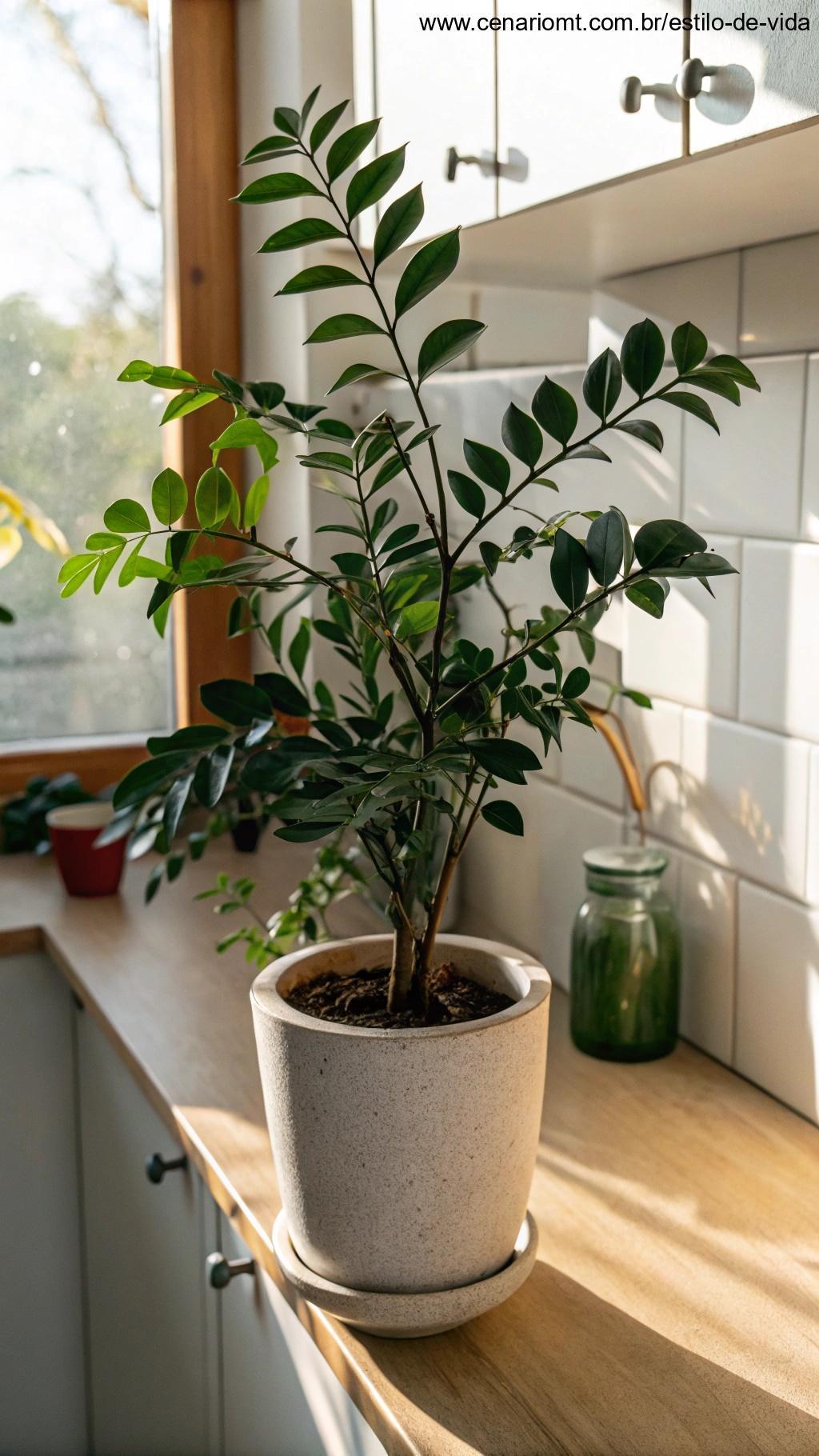 Curry (folha) fresco cultivado em vaso