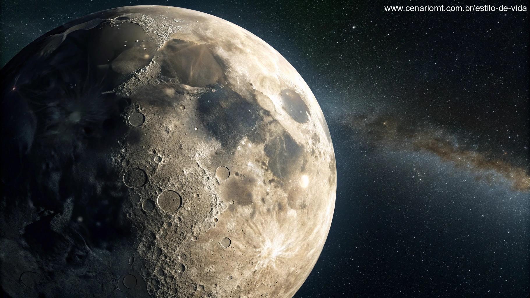 Dados completos da lua neste sábado