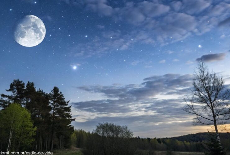 Fase da Lua hoje quarta-feira 23/04/2025: veja como está o céu nesta noite