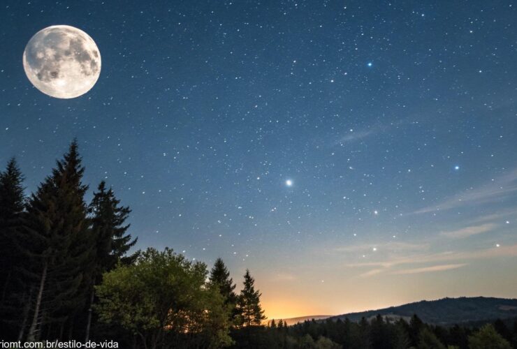 Fase da Lua hoje terça-feira 22/04/2025: veja como está o céu nesta noite
