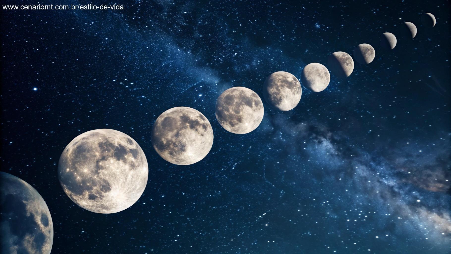 Fases anteriores e acompanhamento lunar