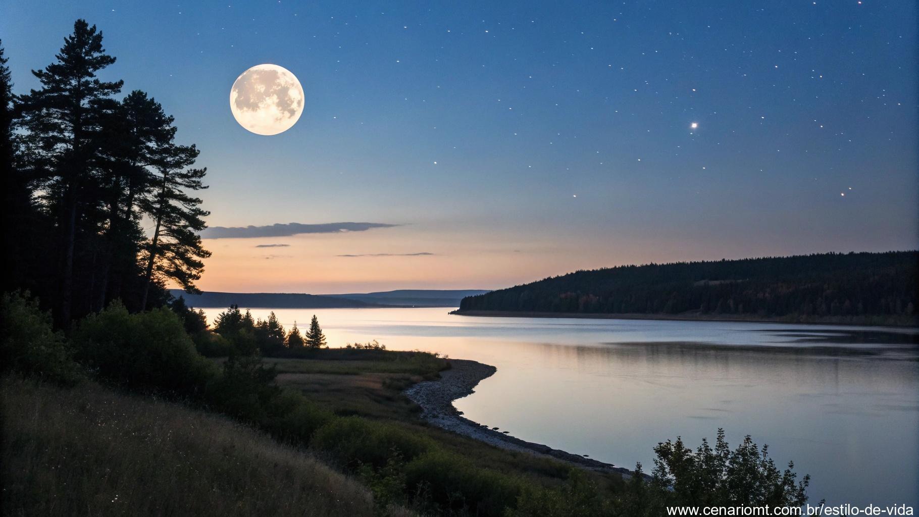 Influência da Lua gibosa crescente na natureza