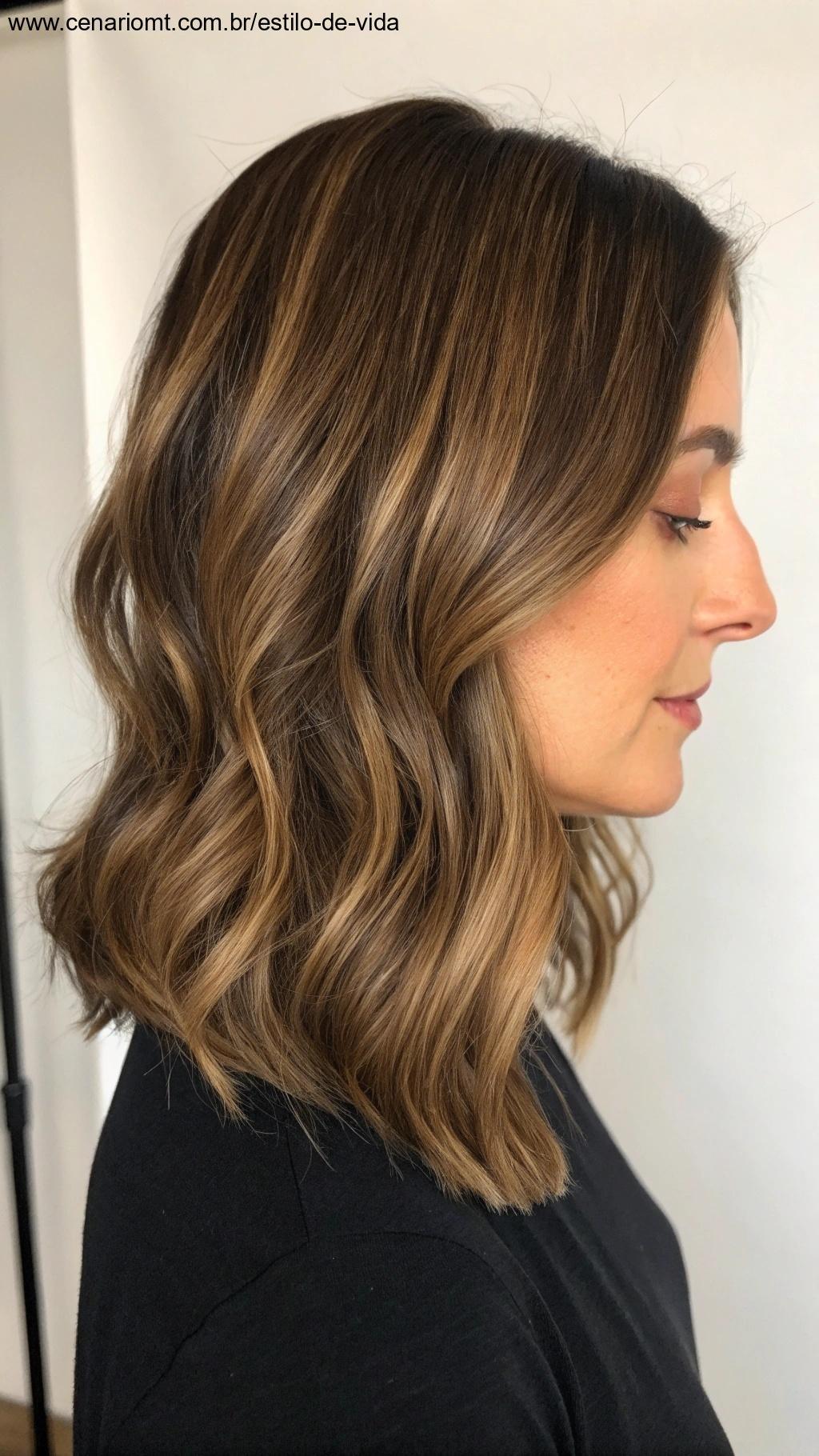 Corte long bob com camadas sutis