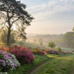 Paisagem tranquila ao amanhecer representando uma mensagem do dia com reflexão e inspiração para terça-feira
