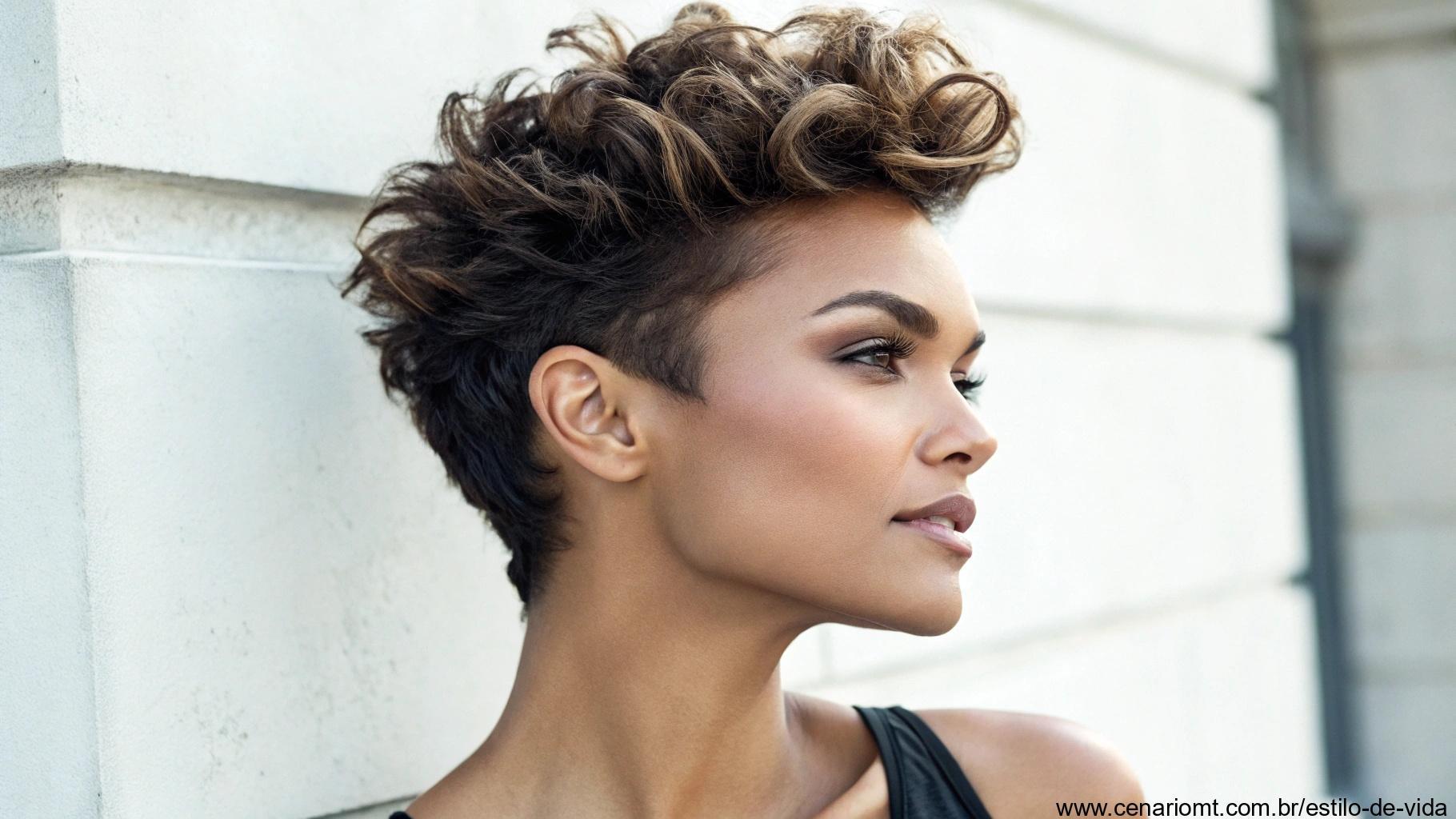 Pixie com textura, corte moderno e cheio de atitude