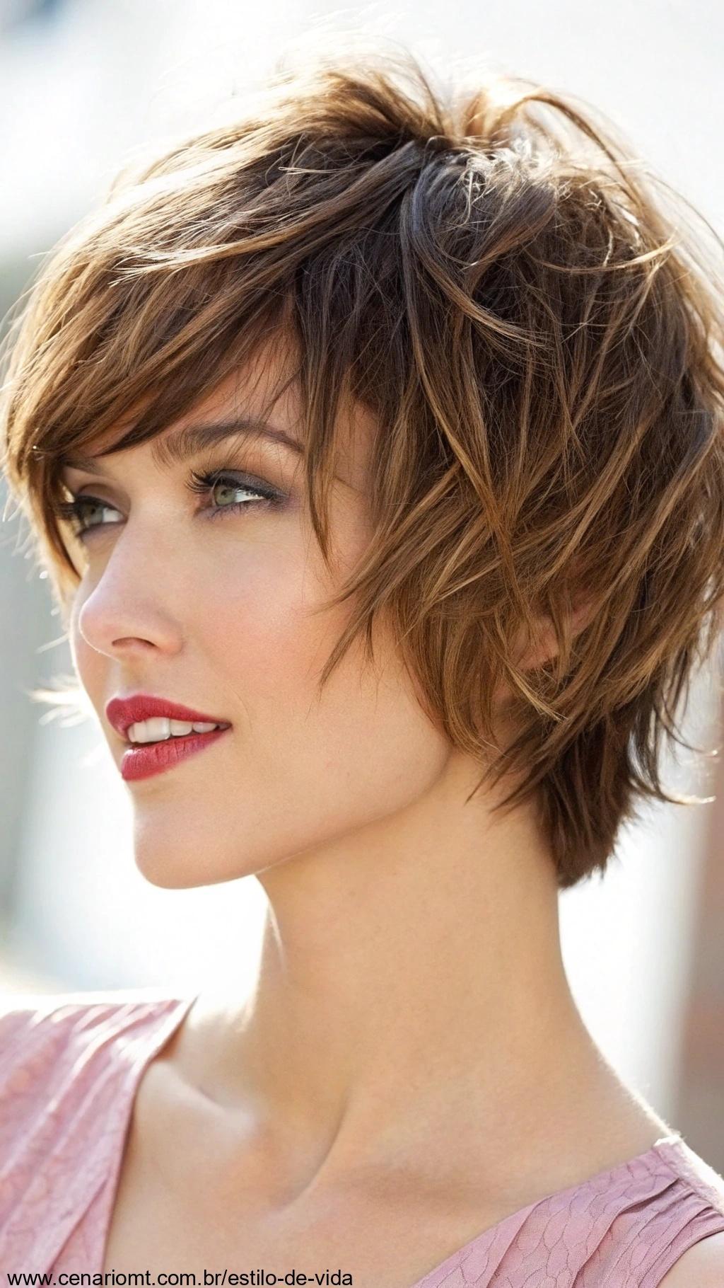 Corte short bob desconectado
