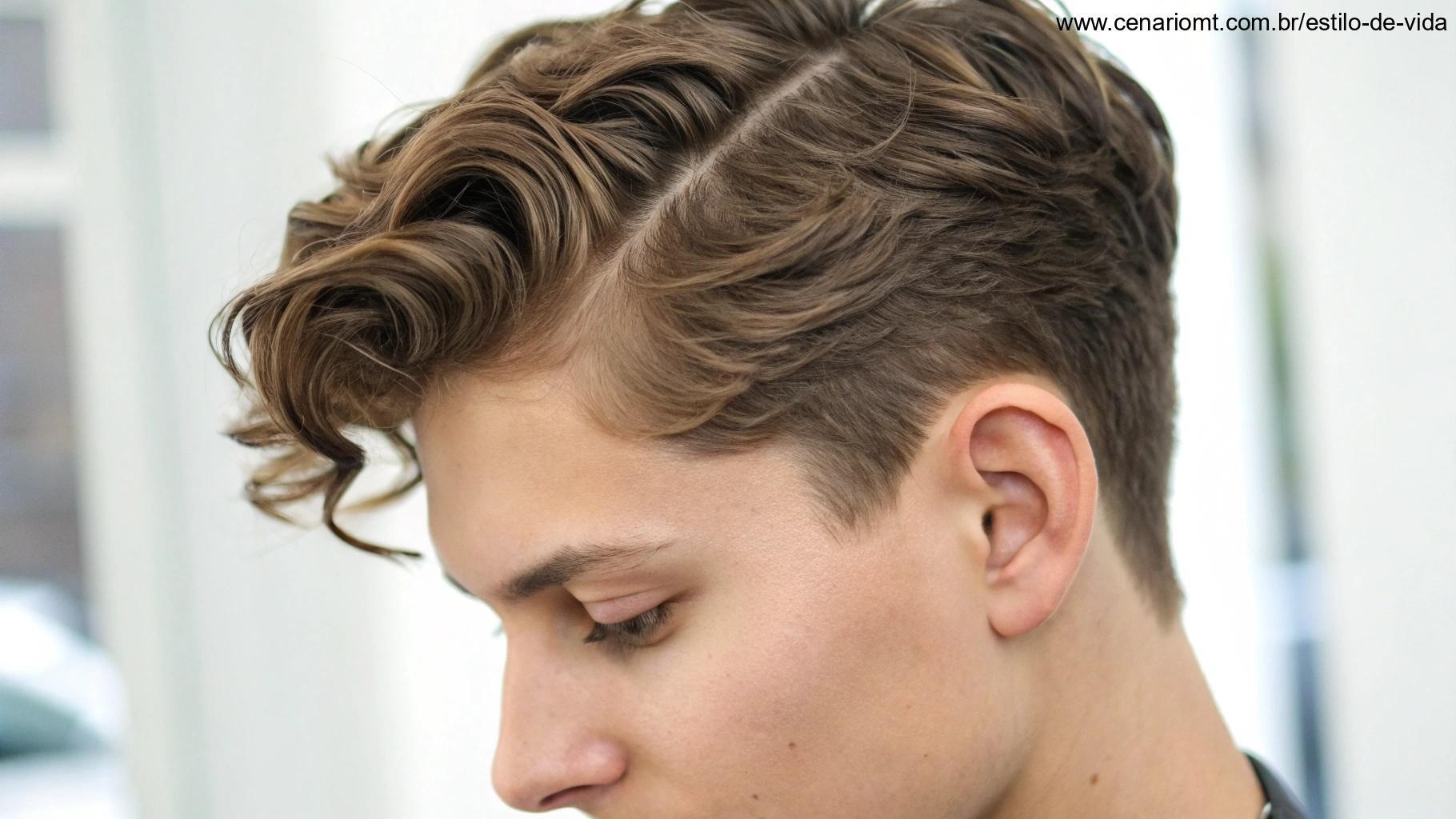 Texturização natural com pomada em cabelo curto