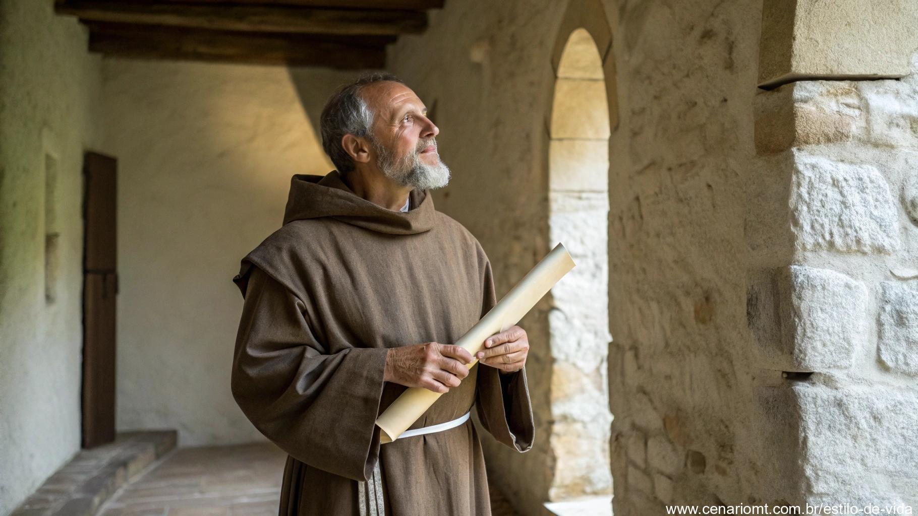 Imagem destacando as virtudes de São Máximo