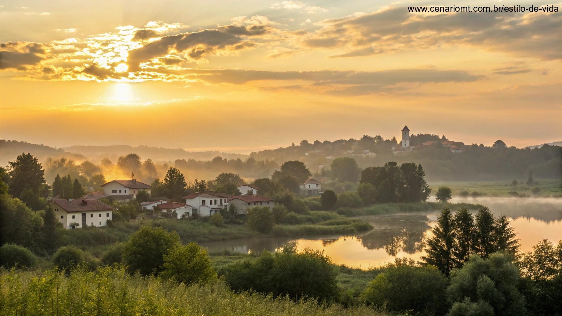 Imagem representando o Evangelho do dia 10 de maio de 2025 com luz suave ao amanhecer