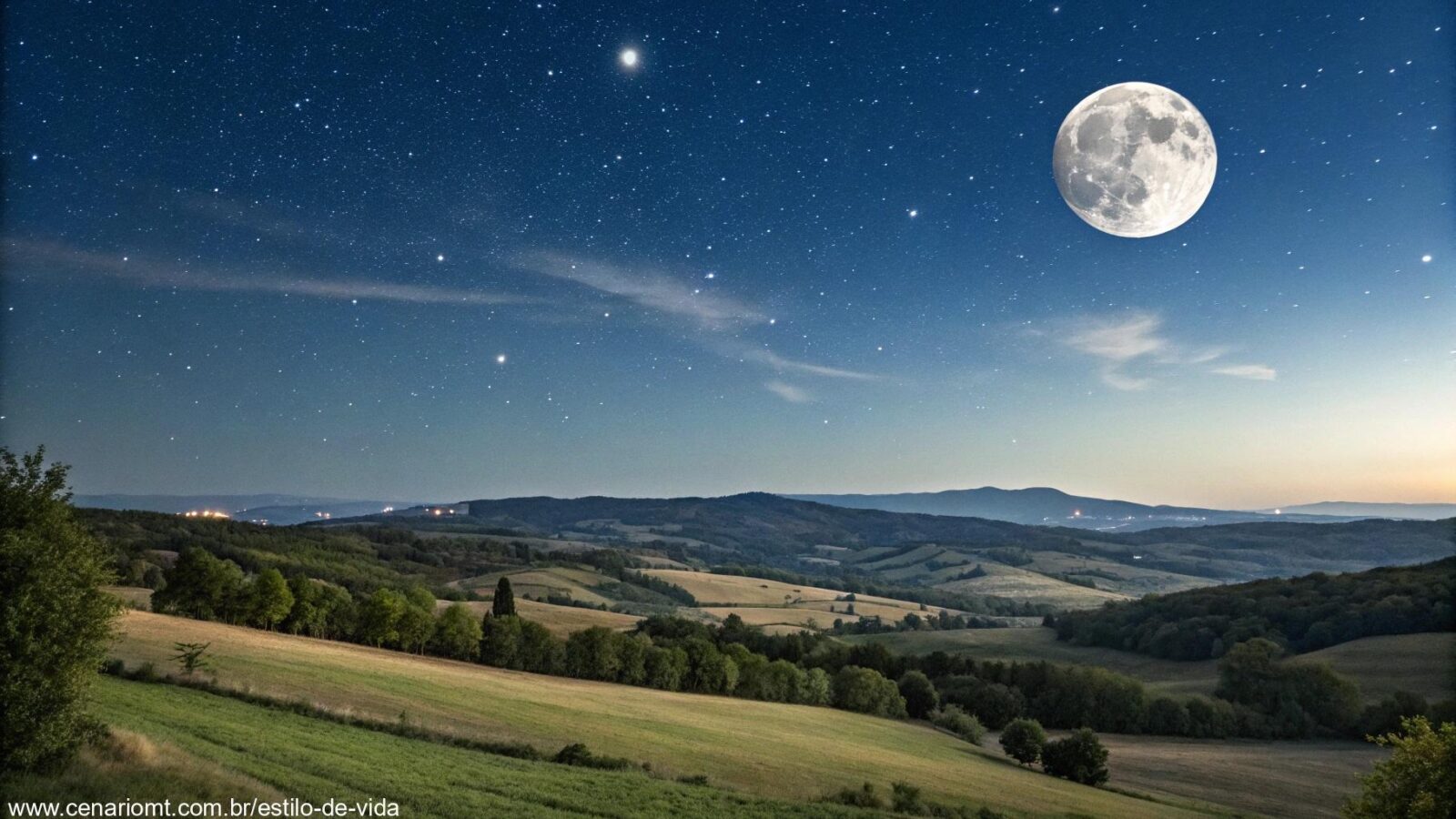 Céu noturno com a fase da lua visível neste domingo, 04 de maio de 2025
