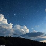 Fase da Lua hoje quarta-feira 30/04/2025 com céu estrelado