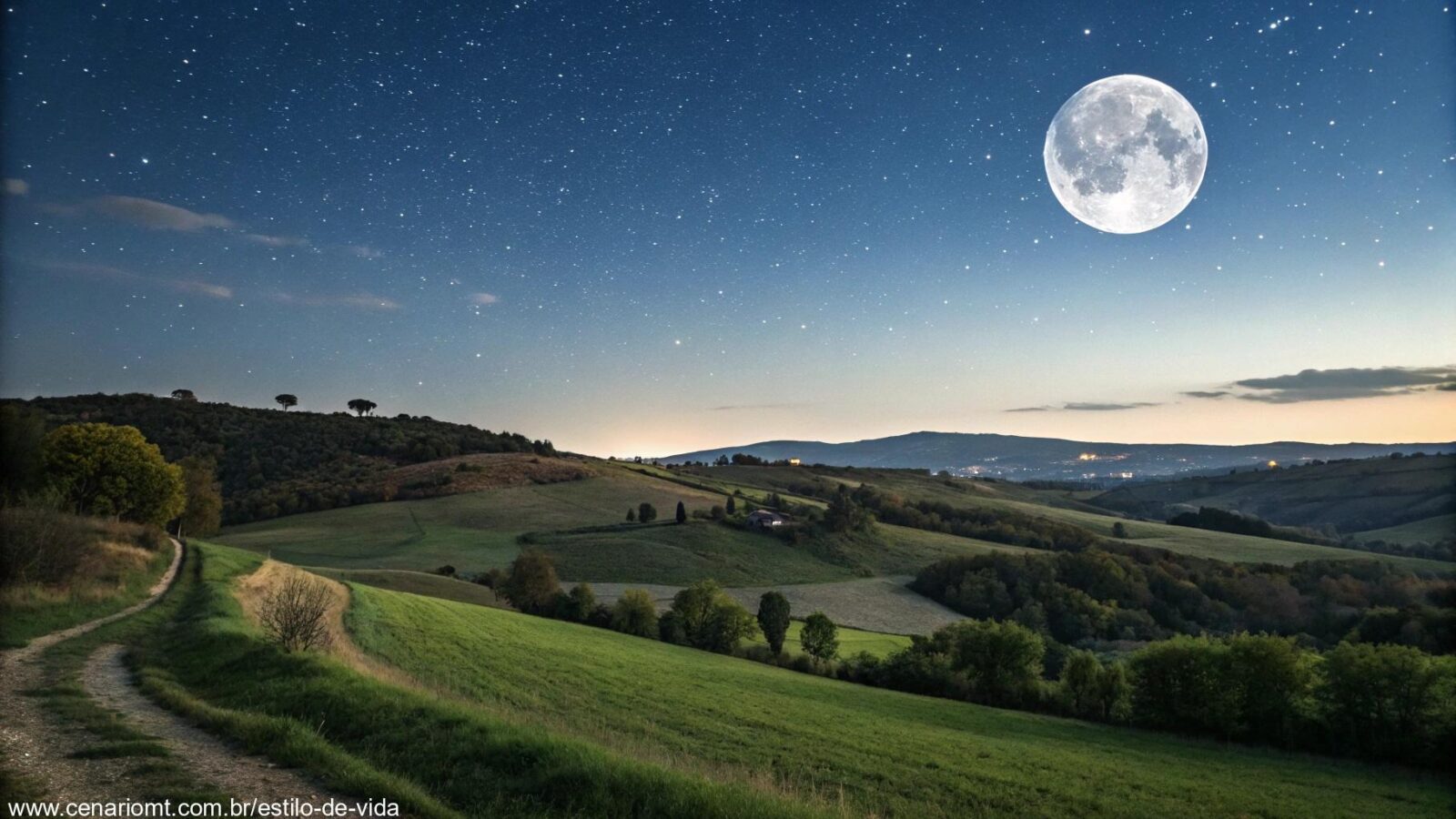 Fase da lua hoje, segunda-feira, 05 de maio de 2025, vista em um céu noturno limpo