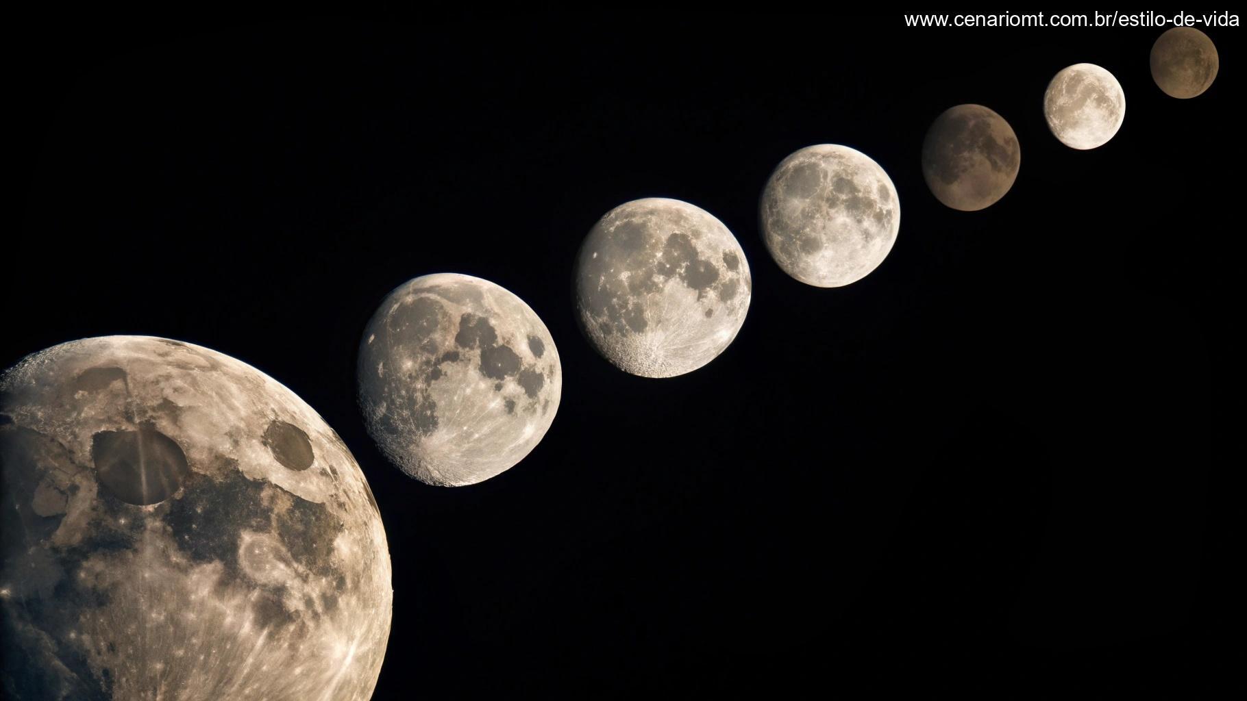Fases anteriores e comportamento lunar