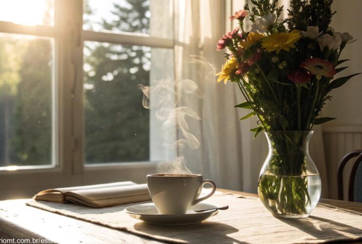 Imagem inspiradora de uma manhã de segunda-feira com fé, ânimo e inspiração para uma nova semana