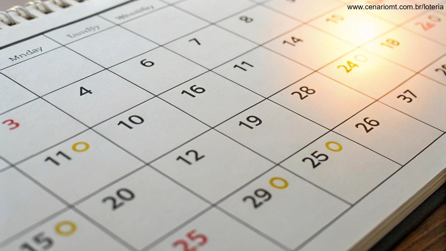 Quais os dias de sorteio da Loteria Federal?