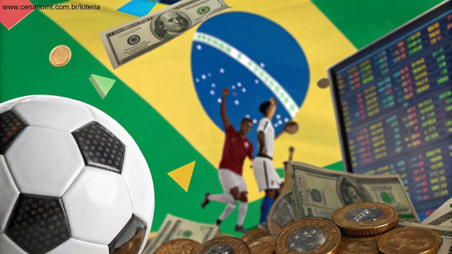 Imagem com casa, gráficos e símbolos de sorte sobre a Timemania