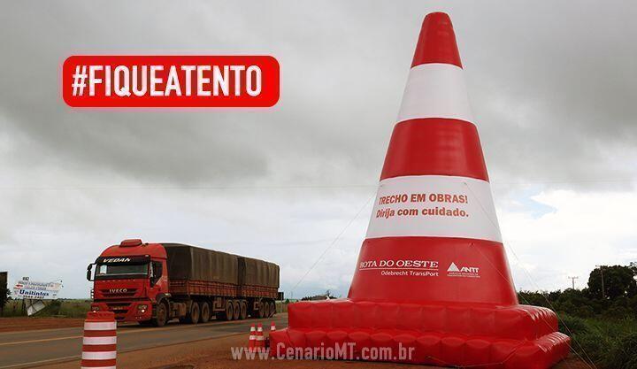 Alerta nas rodovias de Mato Grosso