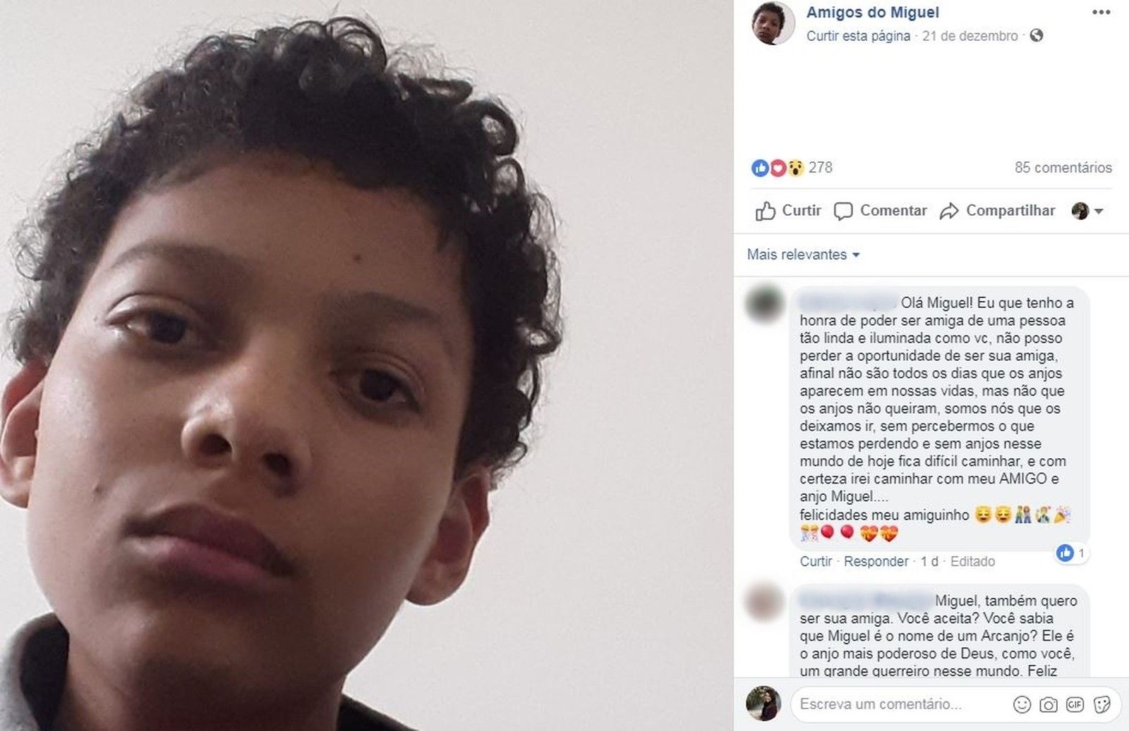 Menino autista pede amigos em carta ao Papai Noel: 'Brinco na escola sozinho' 8 miguel