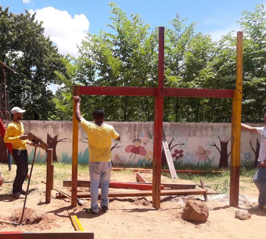 creche estadual recebe servicos feitos por reeducandos para inicio do ano letivo 5c5ff4da41467