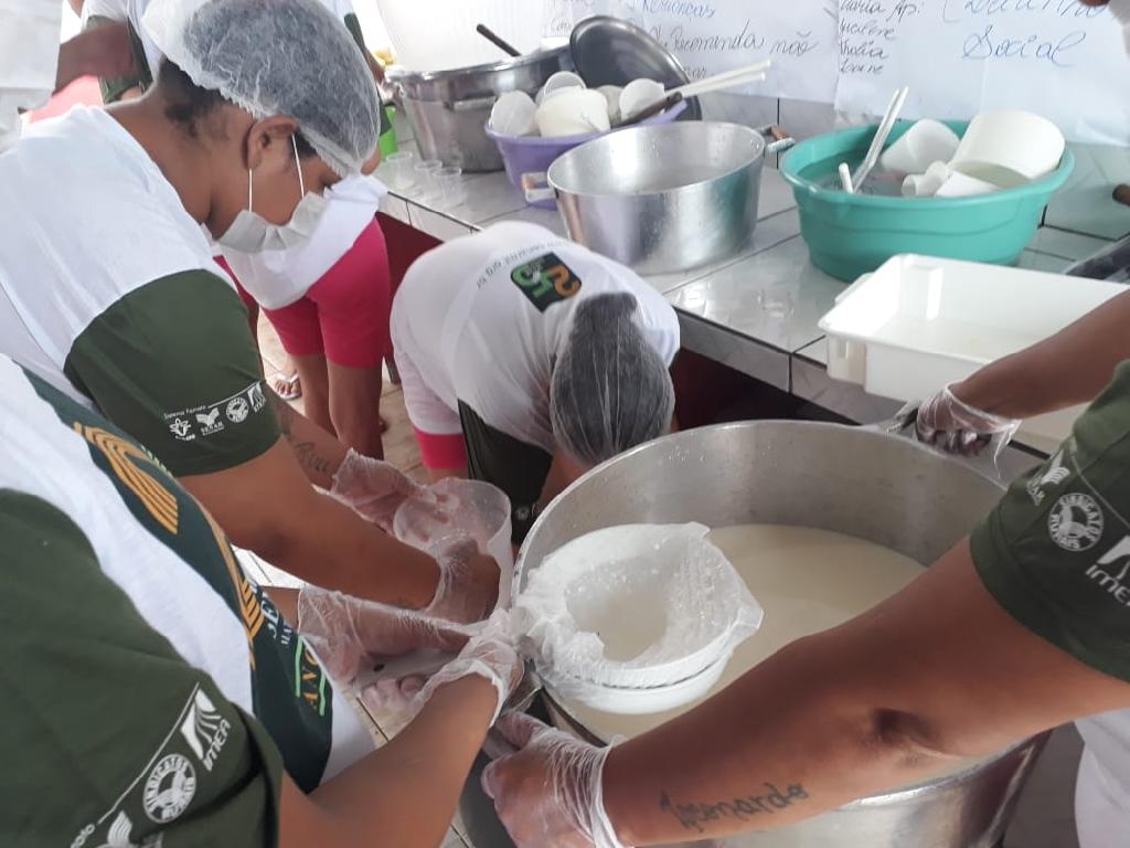 mulheres custodiadas iniciam curso de producao de derivados de leite 5c62cc875f767