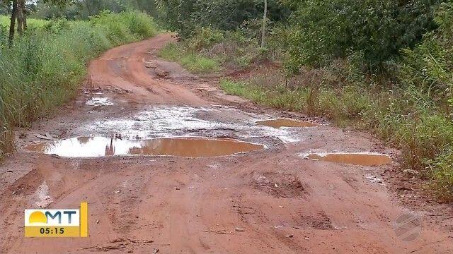 Estradas precárias prejudicam transporte escolar e trabalho de produtores em Mato Grosso