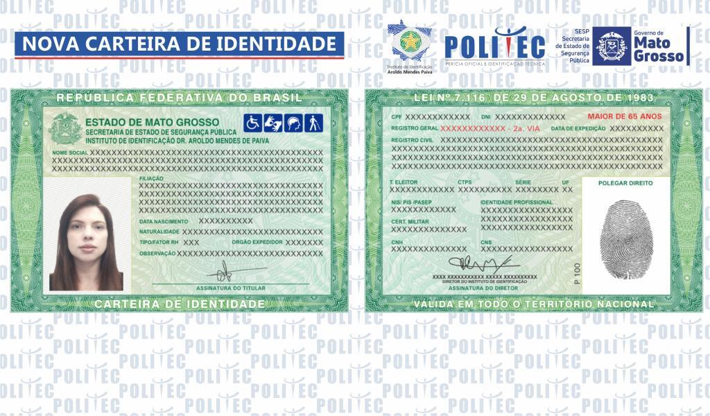 mato grosso comeca a emitir nova carteira de identidade 5ca7a7fbaa76d